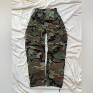 US Army Camo Cargo Baggy Pants